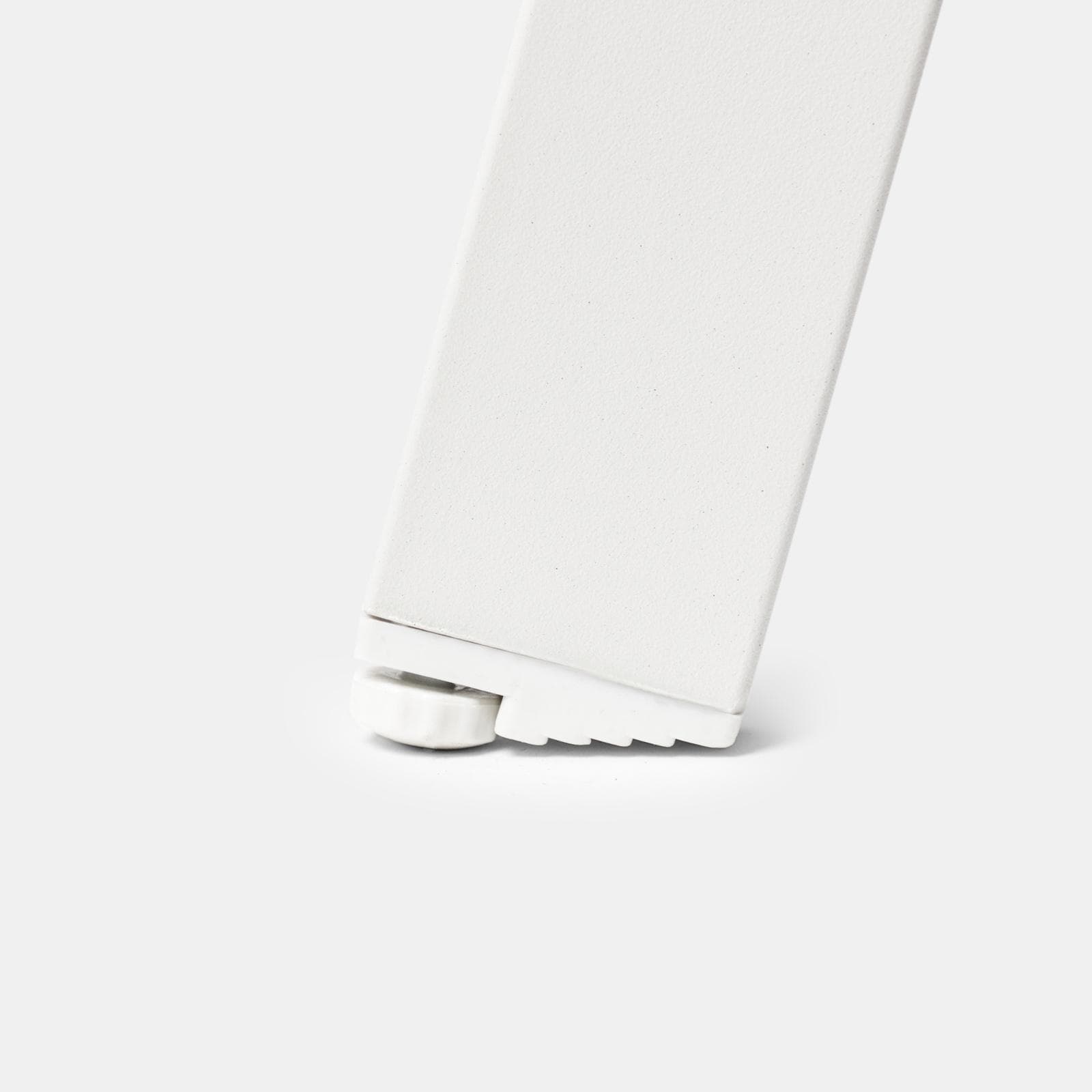 Tavolino da giardino rotondo 70 cm in acciaio bianco - Lagon