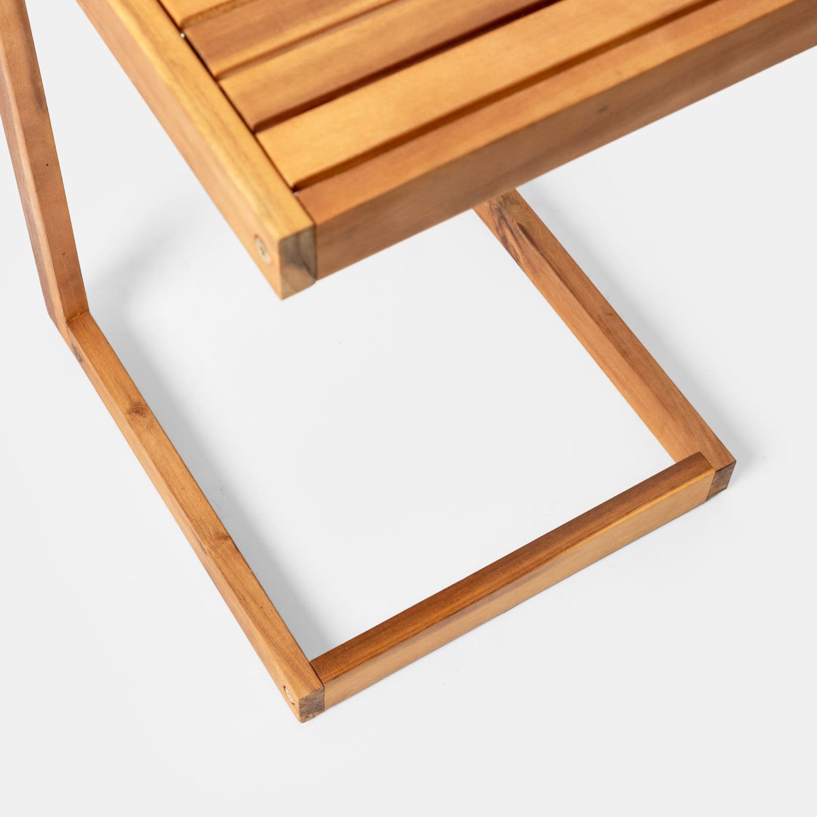 Tavolino da giardino in legno massello di acacia 40x43 cm - Nauru
