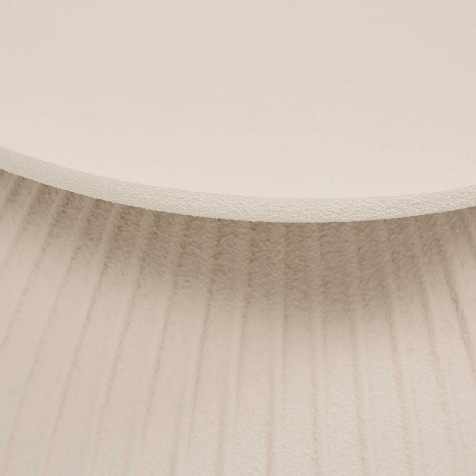 Tavolino rotondo 50 cm in ossido di magnesio beige - Eril