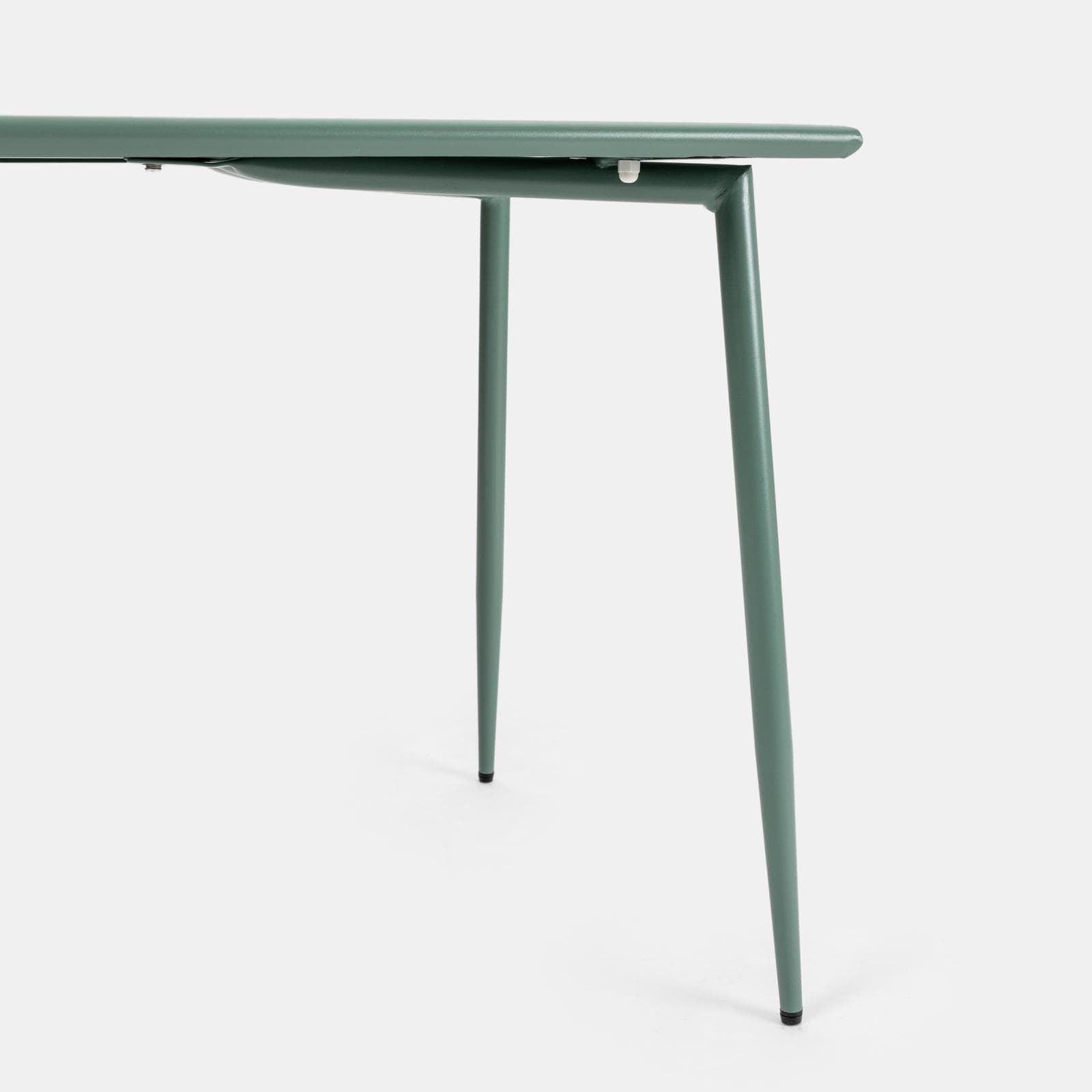 Tavolo da esterno 120x70 cm in acciaio verde marino - Faber