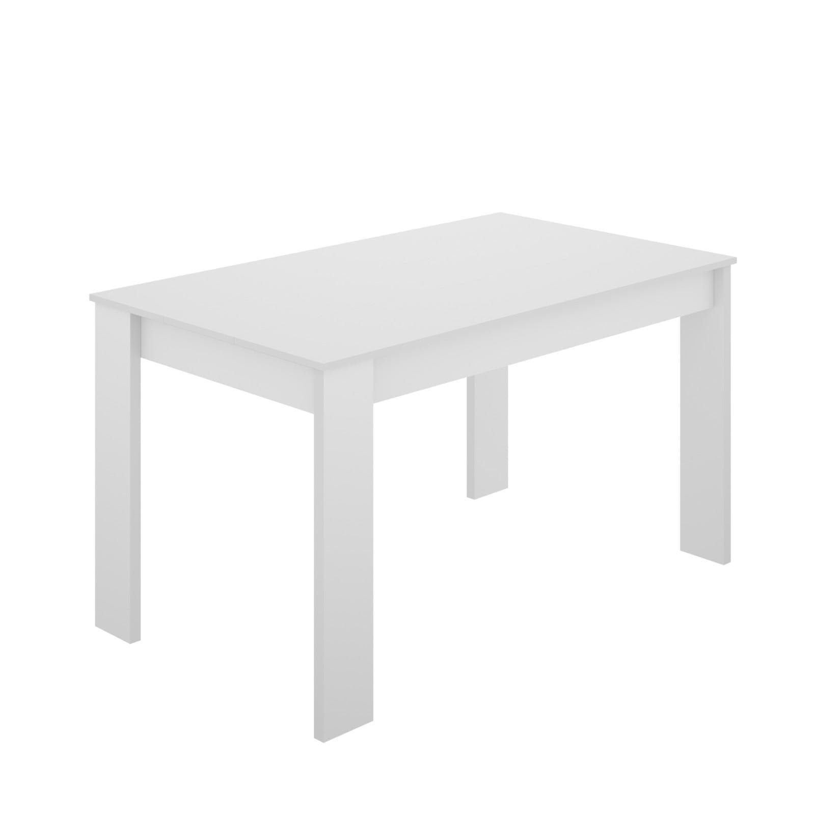 Tavolo 139x81 cm in legno bianco - Medor