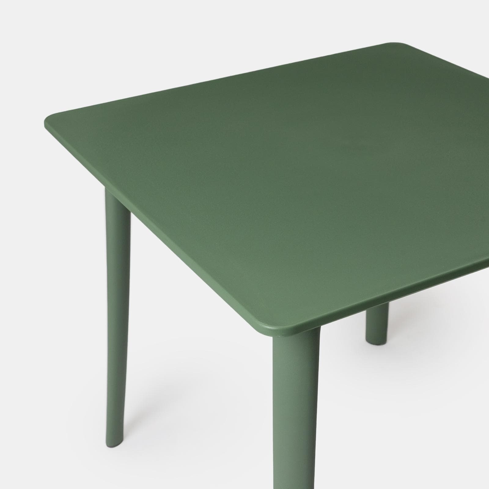 Tavolo 80x80 cm in polirpopilene verde salvia - Qalis