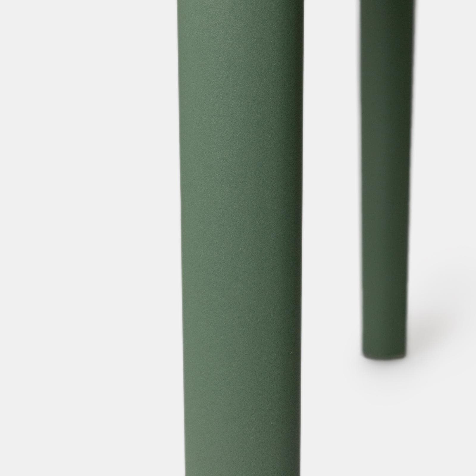 Tavolo 80x80 cm in polirpopilene verde salvia - Qalis