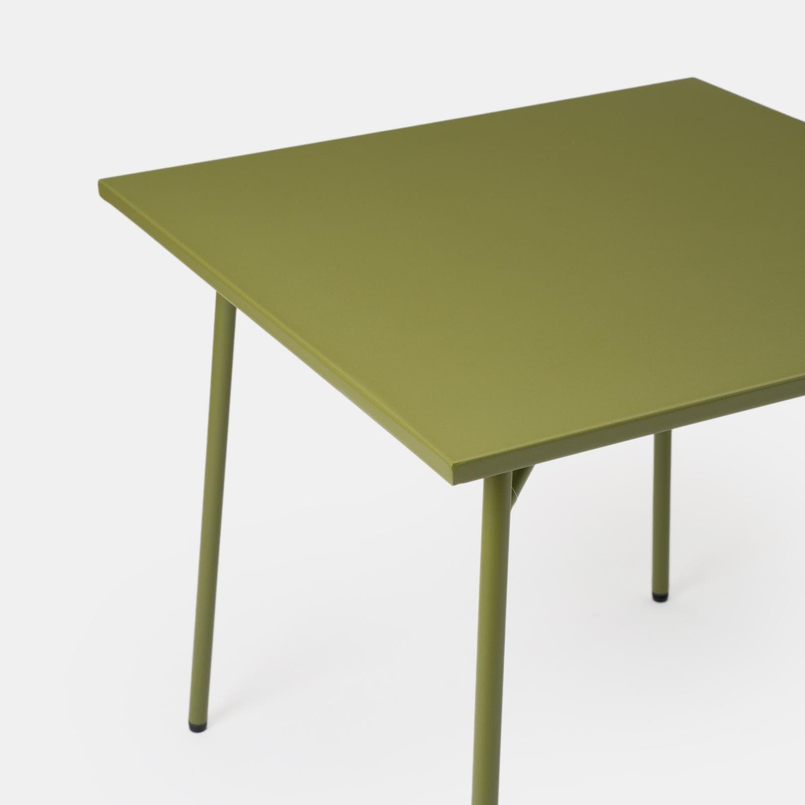 Tavolo da esterno 70x70 cm in acciaio verde oliva - Faber