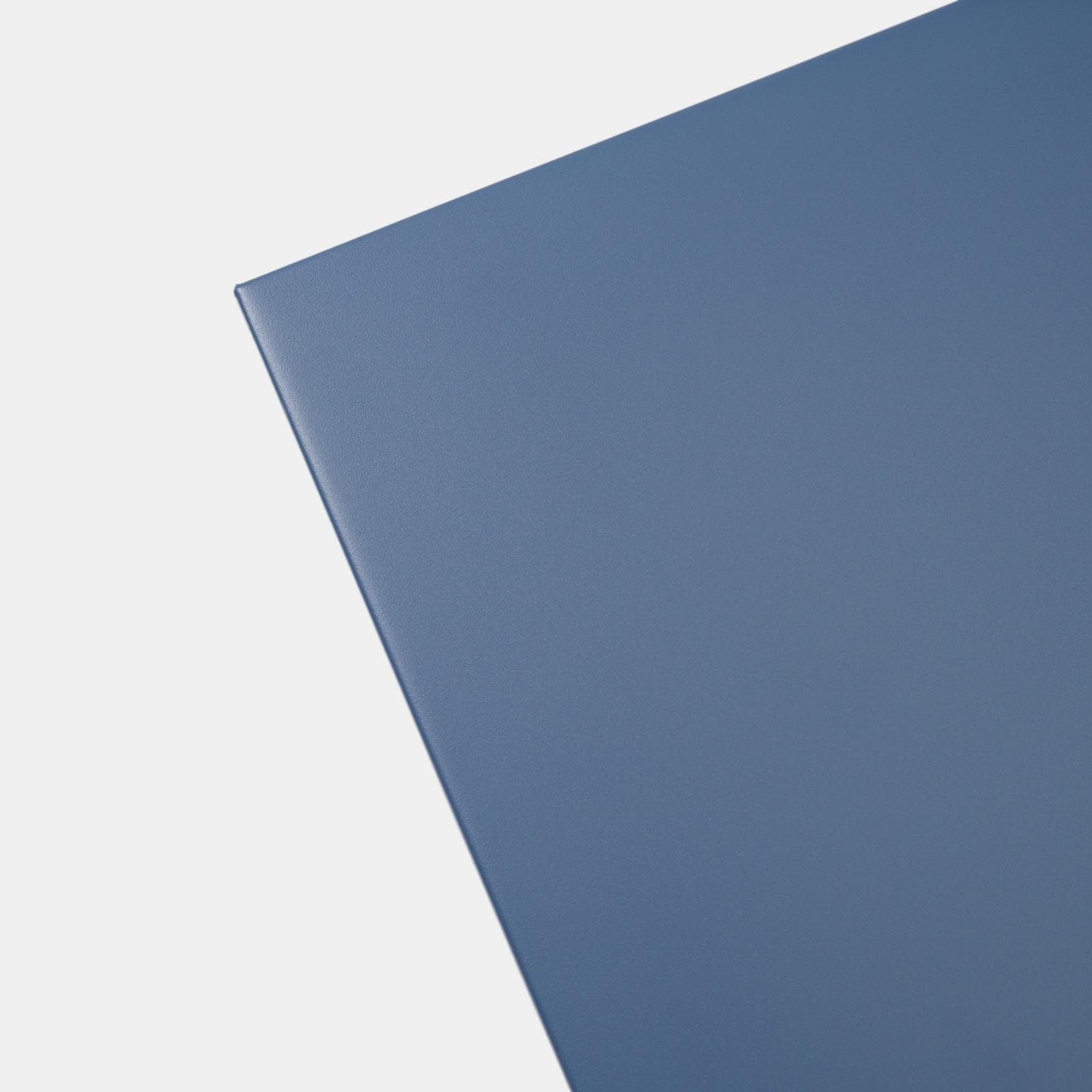 Tavolo da giardino pieghevole 110x70 cm in metallo blu ardesia - Atelier