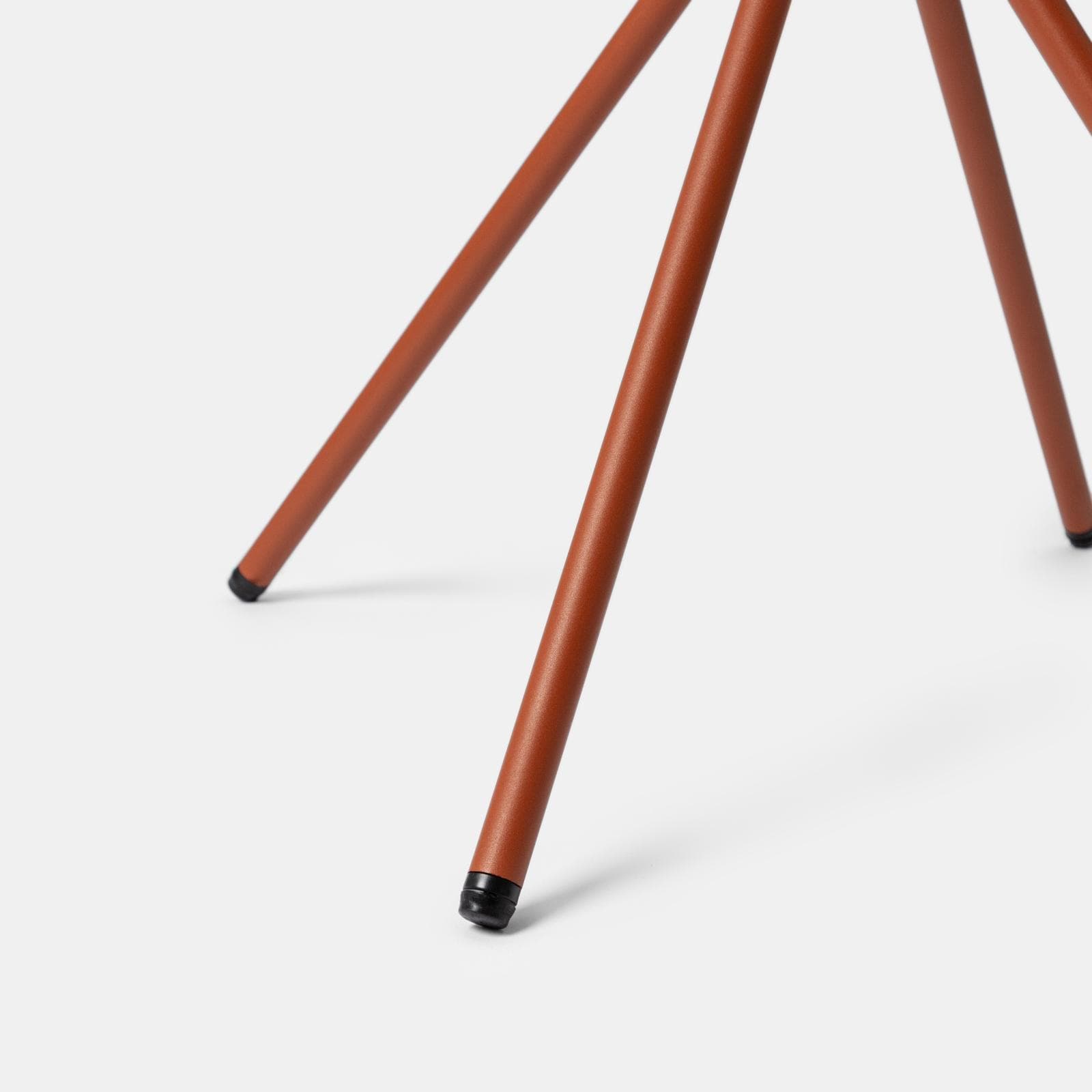 Tavolo da giardino rotondo 60 cm in acciaio terracotta - Spezia
