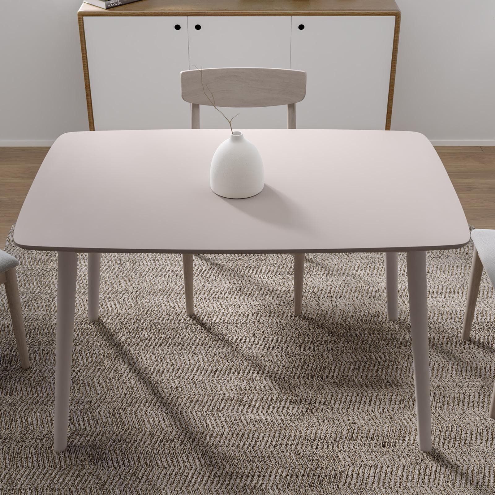 Tavolo da pranzo 120x75 cm in legno cashmere - Pixis