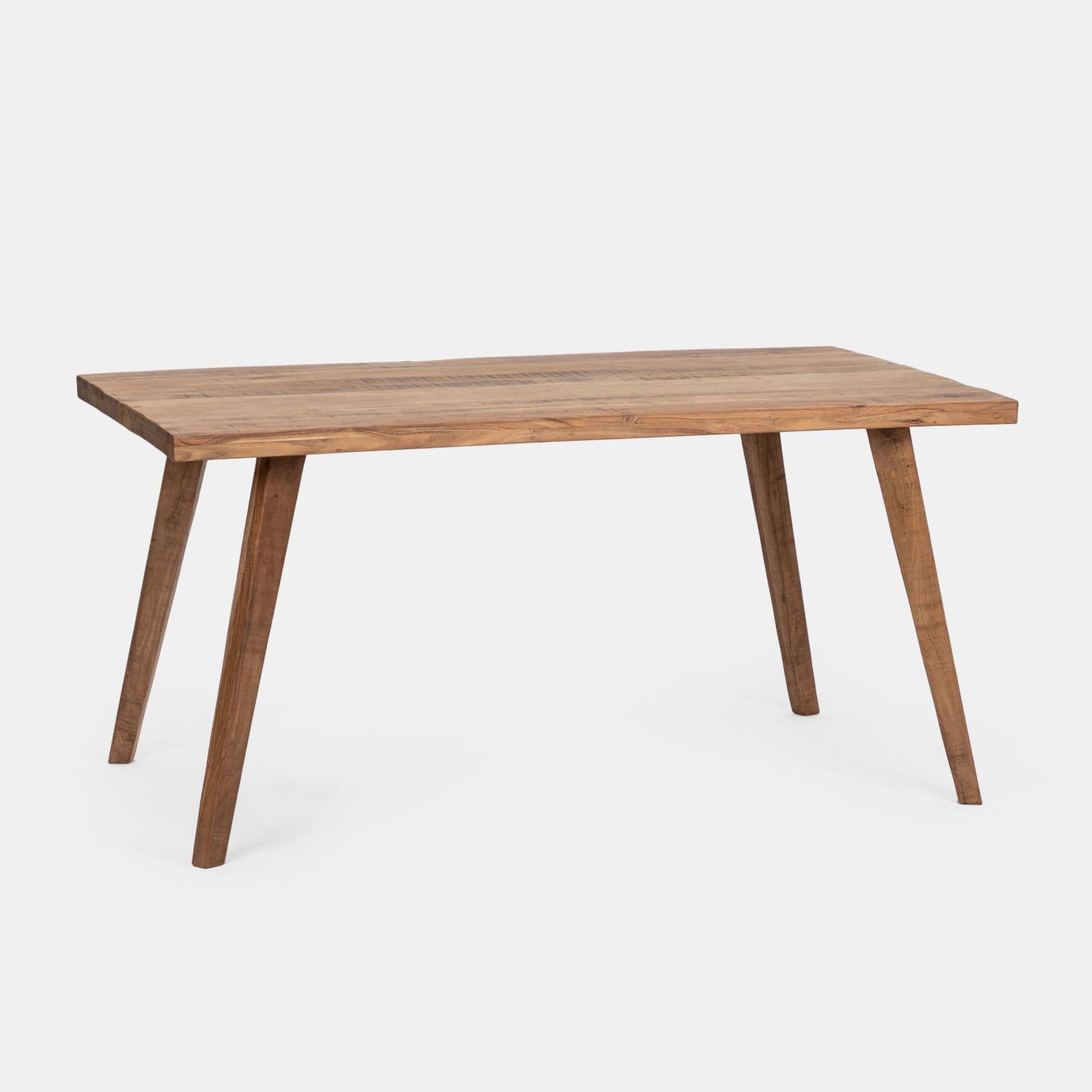 Tavolo 160x90 cm piano e gambe in legno di acacia - Freia Acacia