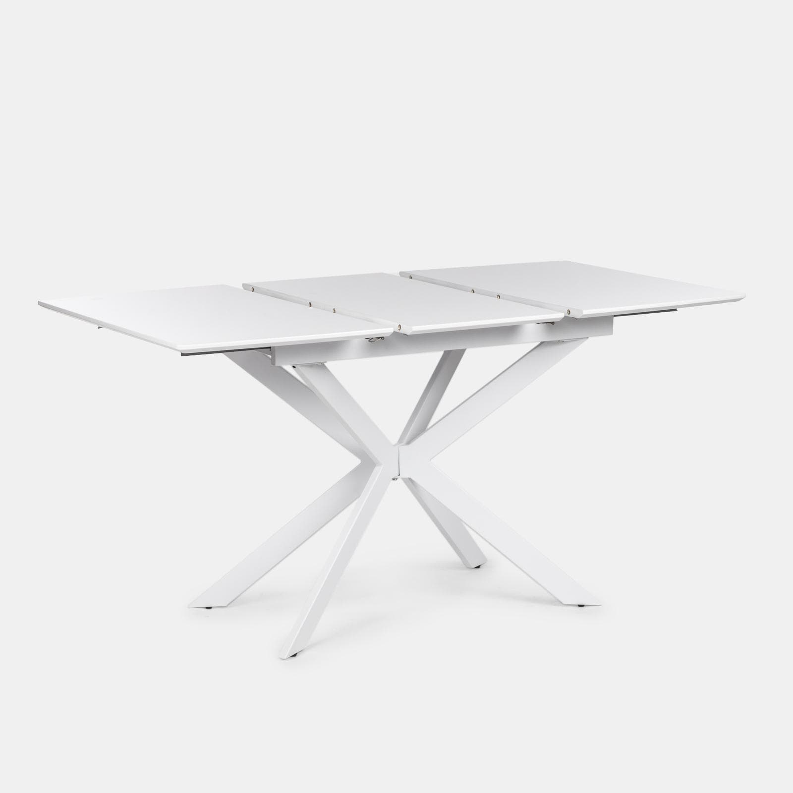 Tavolo da pranzo allungabile 100-140 x 80 in legno bianco - Marten