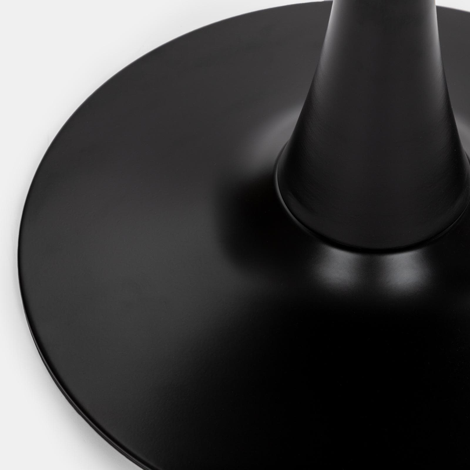 Tavolo da pranzo rotondo 80 cm in legno nero - Tulipano