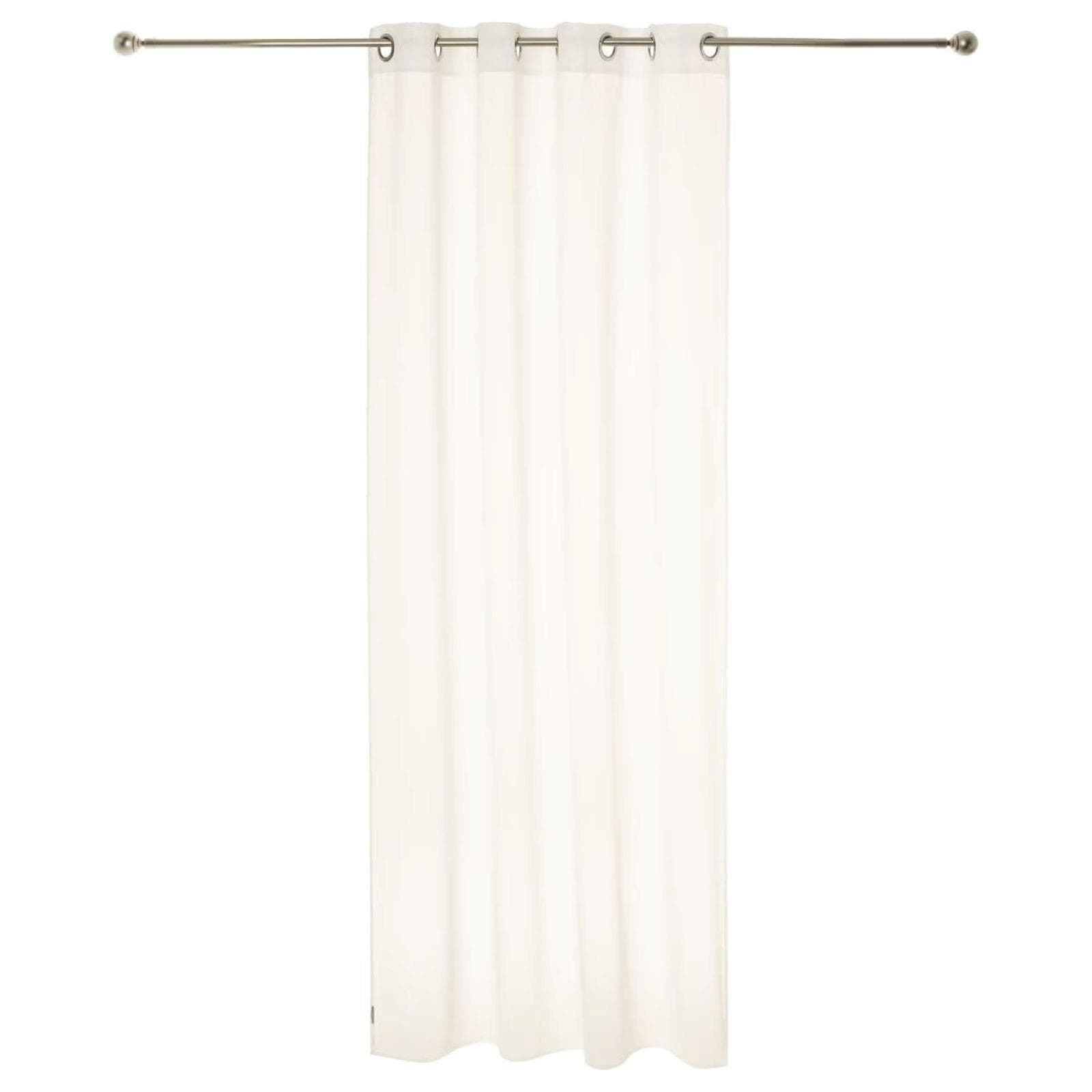 Tenda filtrante 140x240h cm in tessuto bianco panna