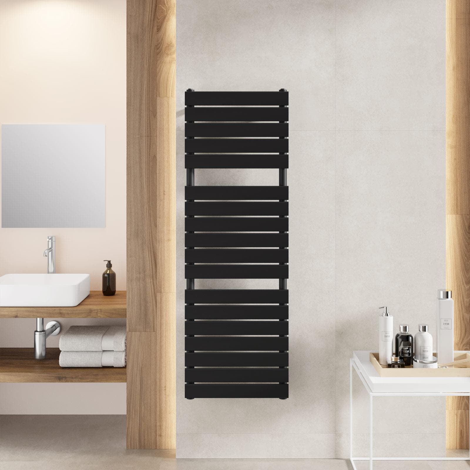 Termoarredo a tubo piatto 1500x500 mm antracite - Melfi
