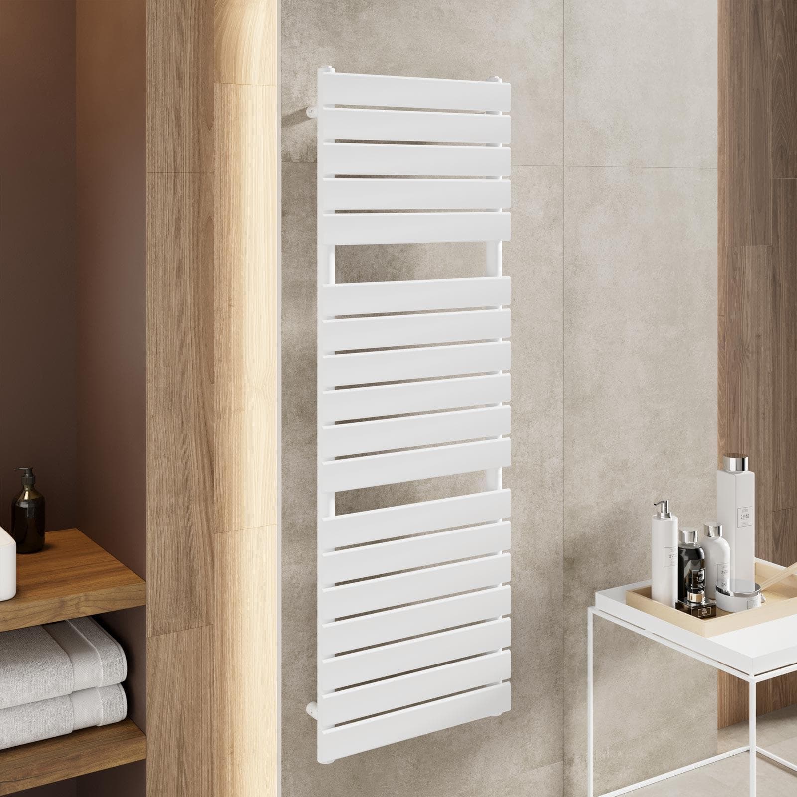 Termoarredo a tubo piatto 1500x500 mm bianco - Melfi