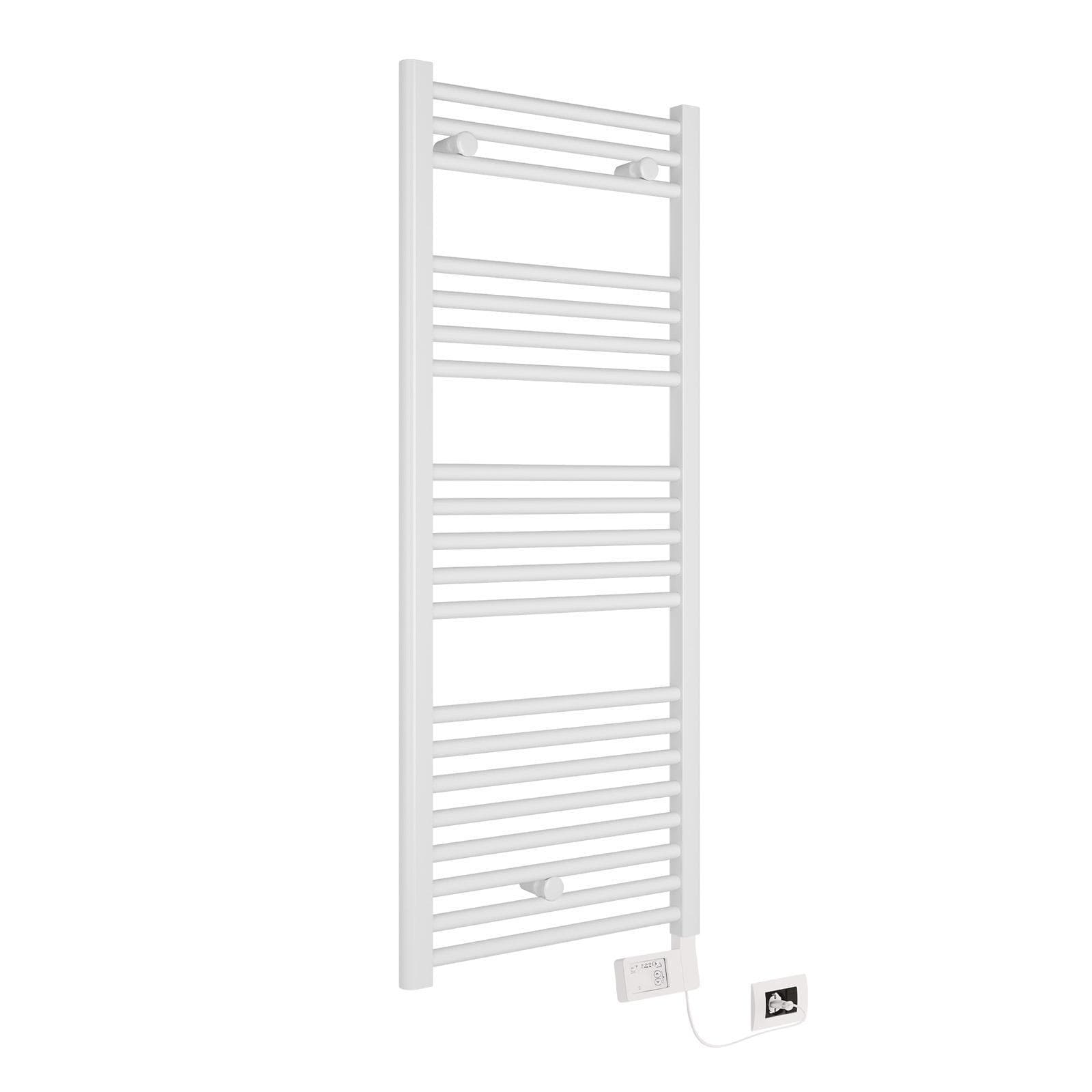 Termoarredo elettrico 1200x500mm potenza 500W termostato bianco - E-Bormio di Lazzarini
