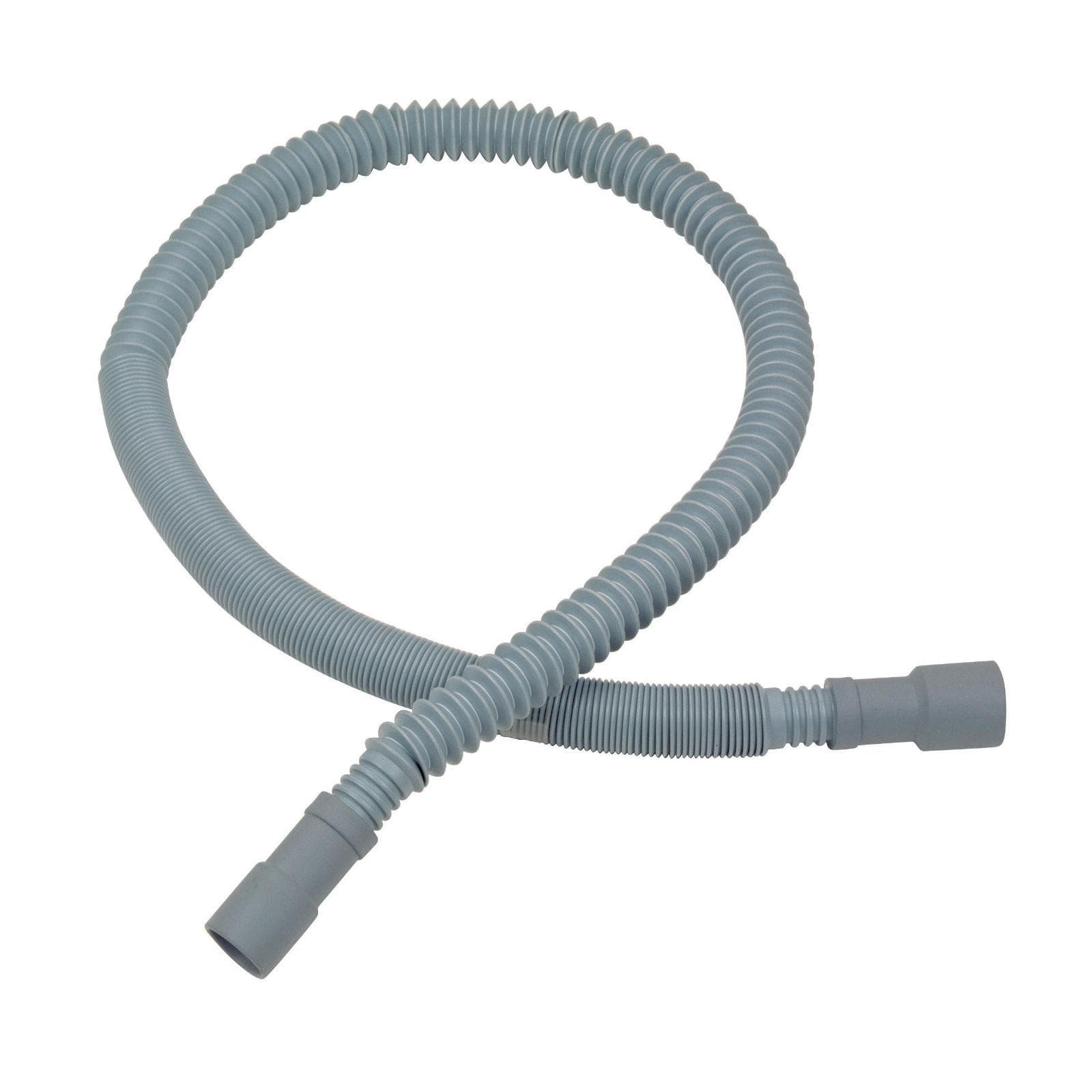 Tubo di scarico per lavatrice flessibile estensibile da 70 a 200cm grigio