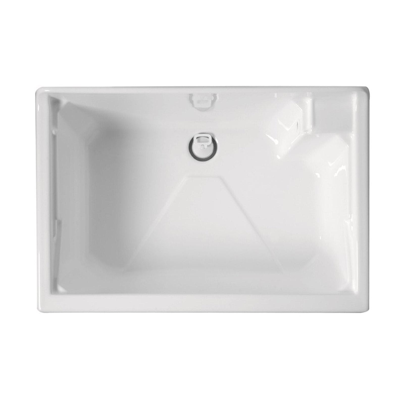Vasca e mobile lavanderia Lavacril di Colavene 75x50x87h cm con serranda laterale a scomparsa
