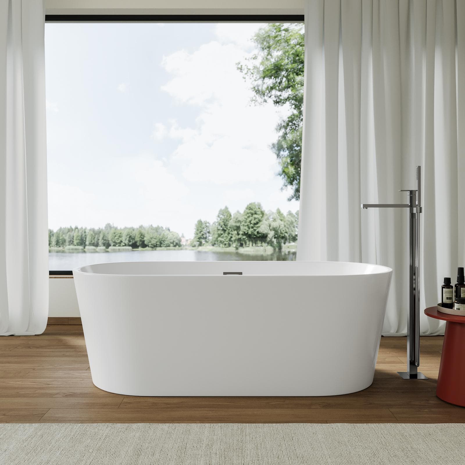 Vasca freestanding 170x80 cm in acrilico - Elysia