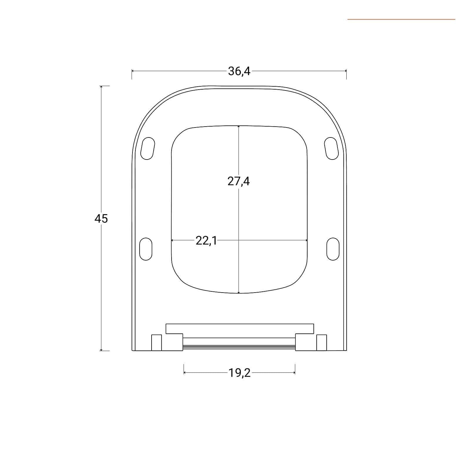 Vaso sospeso in ceramica con sedile avvolgente soft-close bianco - Kira Evo