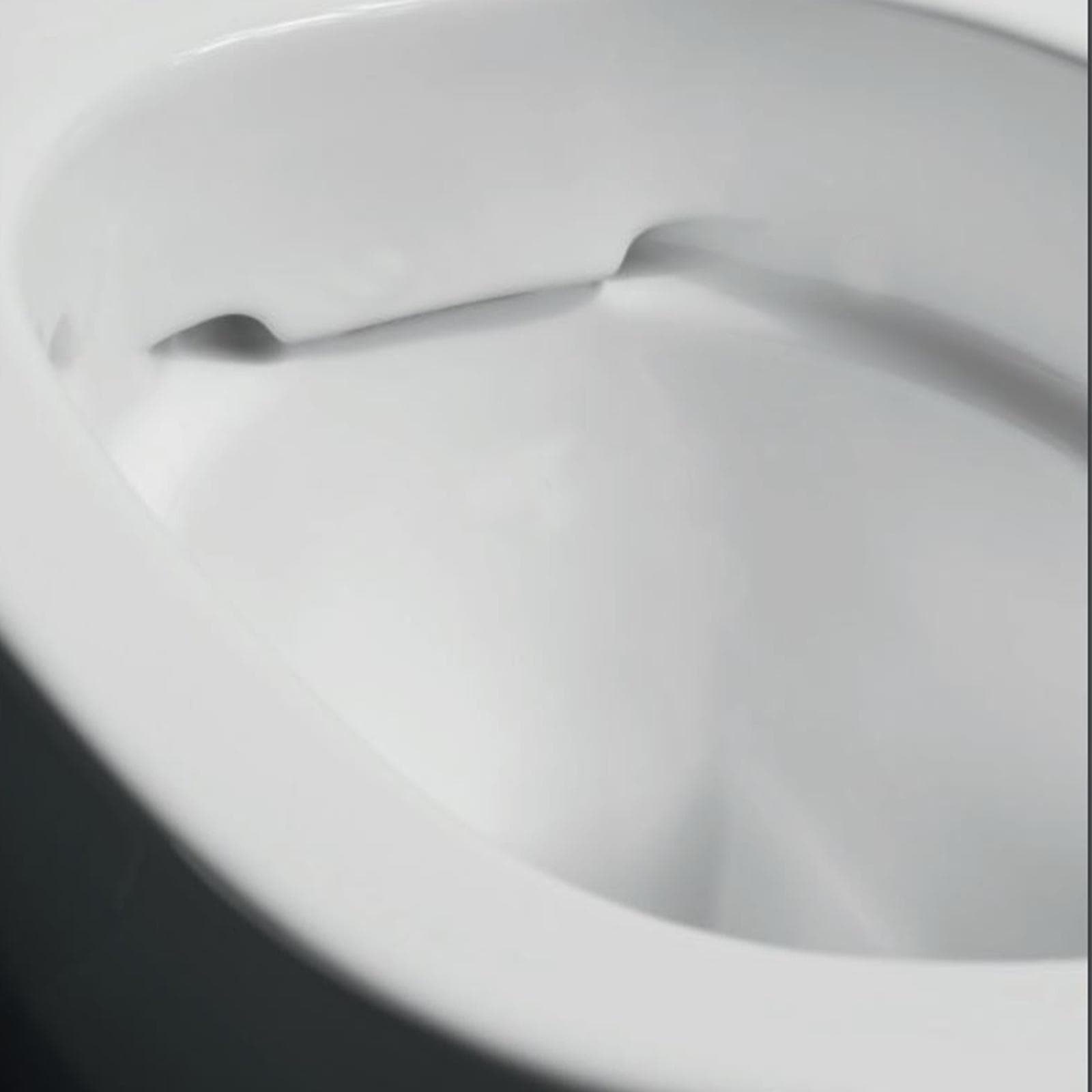 Vaso filomuro rialzato a cacciata rimfree con sedile SoftClose Serie Acanto - Geberit