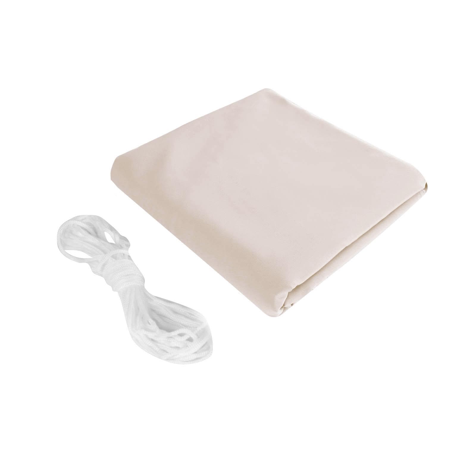 Vela da giardino triangolare 5x5x5 m in poliestere idrorepellente beige 180 gr - Solaris