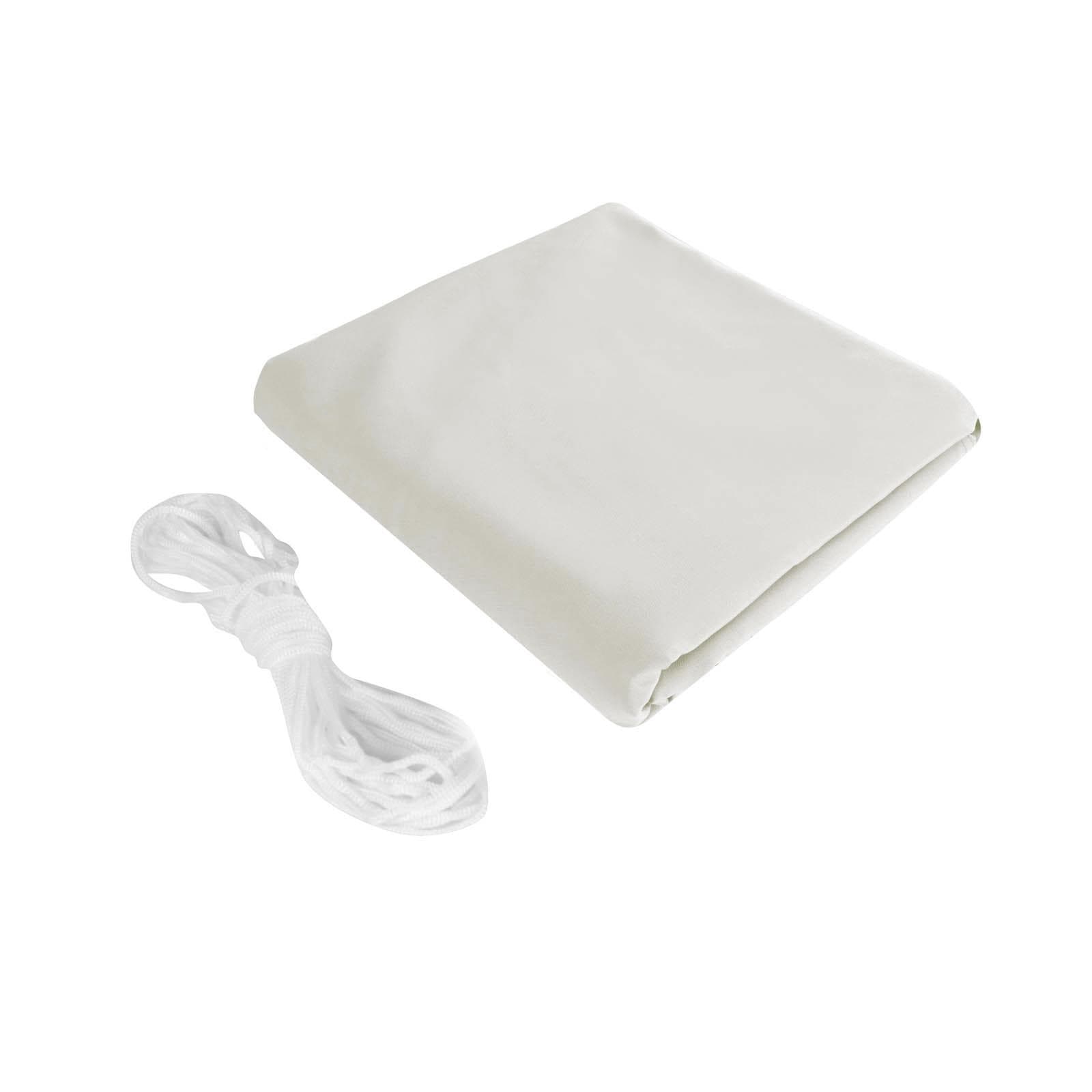 Vela da giardino triangolare 5x5x5 m in poliestere idrorepellente bianco 180 gr - Solaris